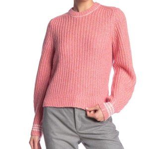 Rag & Bone | L Pink Cheryl Crew Sweater